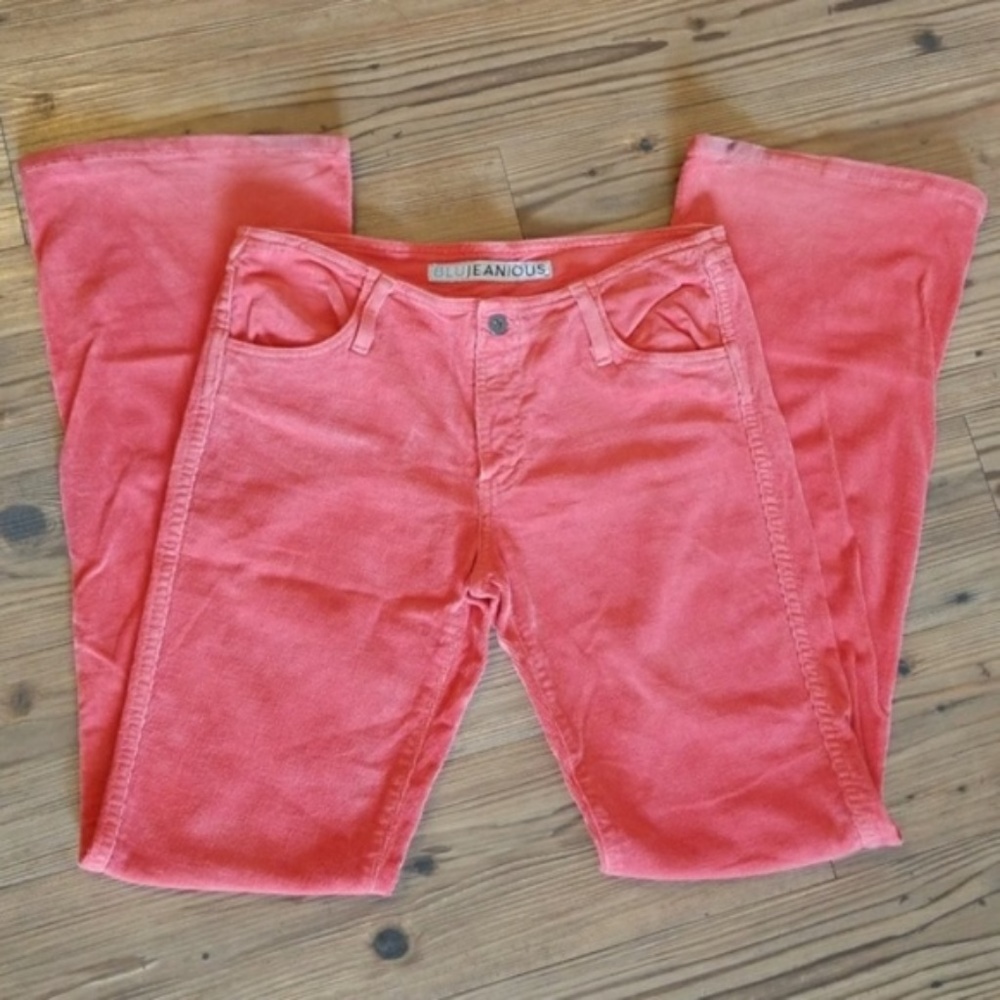 {BluJeanious} Orange Corduroy Jeans